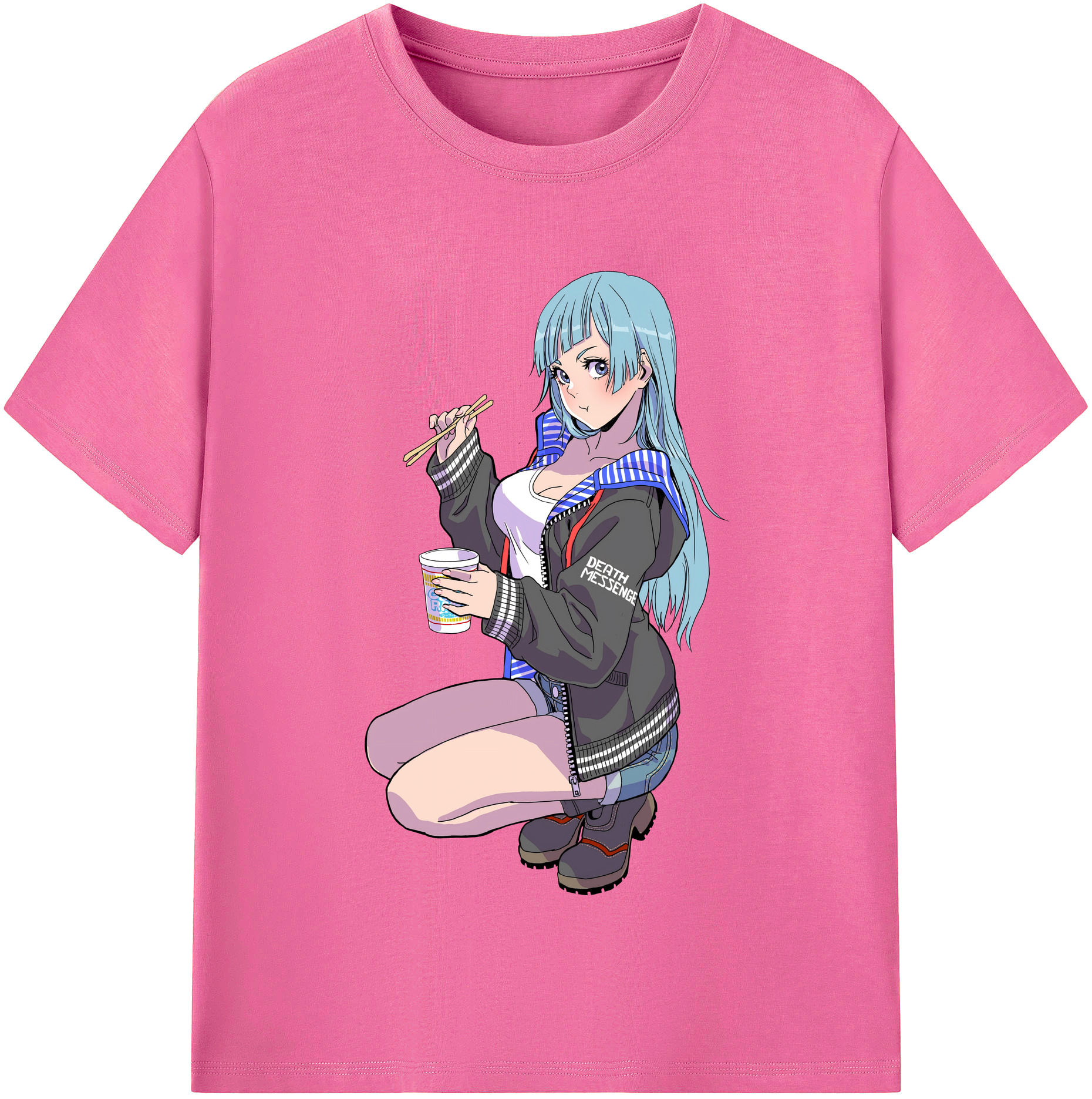 （画像用） 呪術廻戦 Jujutsu Kaisen レディースカジュアルプリントTシャツ（綿100％）